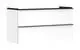 Hansgrohe-HG-Xelu-Q-Waschtischunterschrank-Weiss-Hochglanz-1180-475-mit-2-Schubkaesten-fuer-Waschtisch-Mattschwarz-54035670 gallery number 1